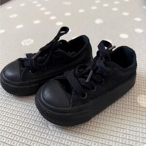 Converse Kids Black Sneakers
